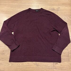Theory brand Red Maroon Minimalist Streetwear Sweater xxl